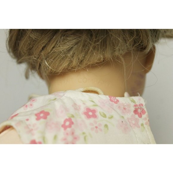 American Girl Bitty Baby Doll Light Blonde Blue Eyed 15" Floral Dress - Picture 12 of 12